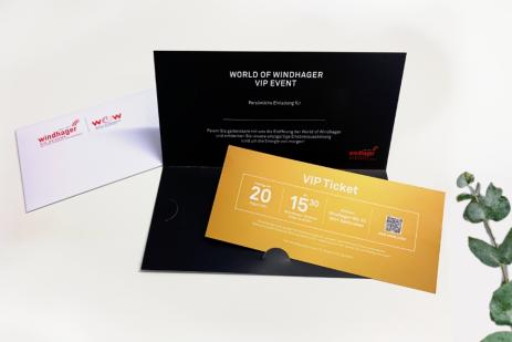 Bild der personalisierten V.I.P. Einladung.